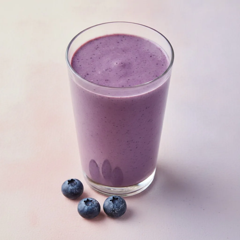 Smoothie myrtille, lin et skyr